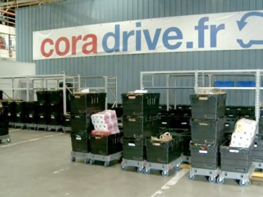 Cora a lansat primul drive din România